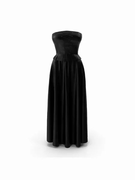 Corset With Black Skirt