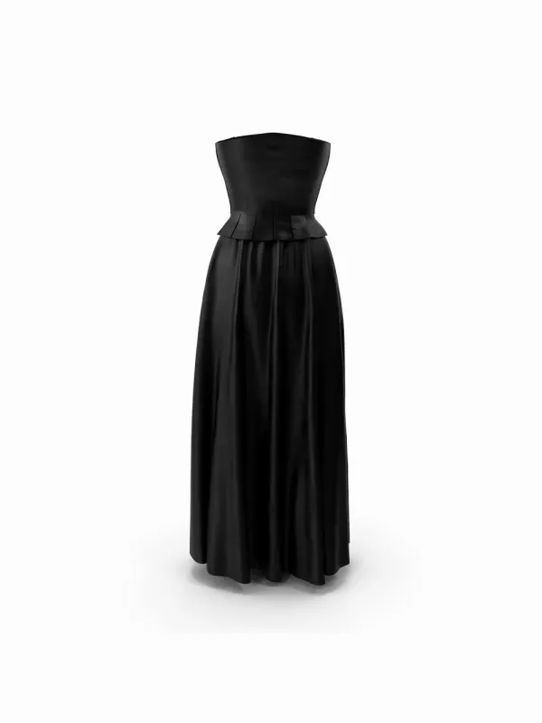 Corset With Black Skirt